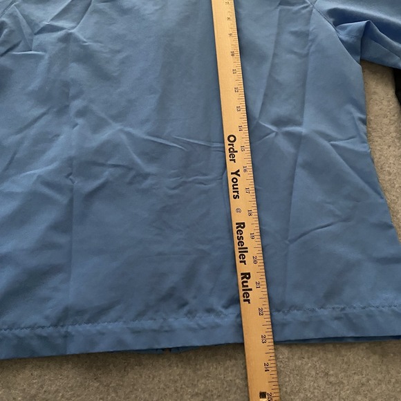 Nike Sportswear Track‎ Jacket Women's Medium Blue Striped Sleeve Microfiber Zip - Picture 12 of 15